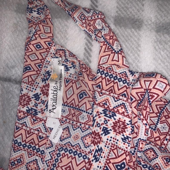 NWOT tie shoulder tank - Picture 5 of 5